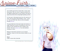 Tablet Screenshot of anime-faith.com